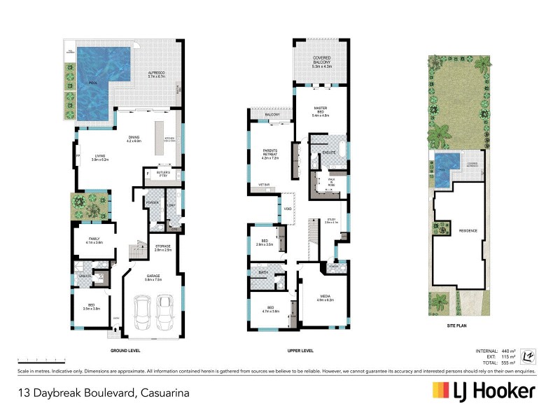 13 Daybreak Boulevard, Casuarina NSW 2487 Floorplan