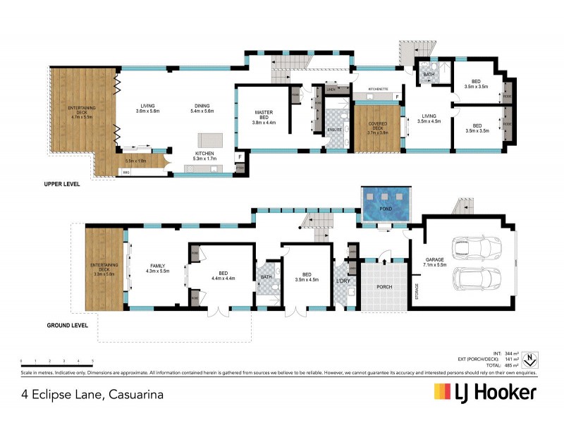 4 Eclipse Lane, Casuarina NSW 2487 Floorplan