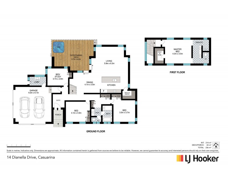 14 Dianella Drive, Casuarina NSW 2487 Floorplan