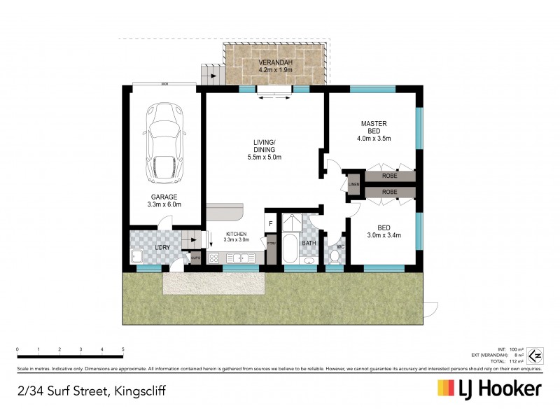 2/34 Surf Street, Kingscliff NSW 2487 Floorplan