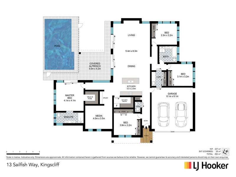 13 Sailfish Way, Kingscliff NSW 2487 Floorplan