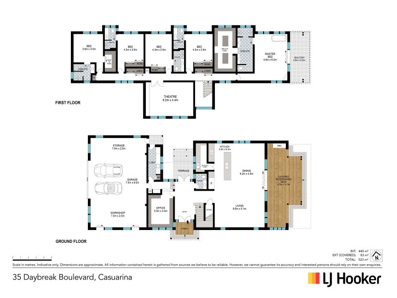 35 Daybreak Boulevard, Casuarina NSW 2487 Floorplan