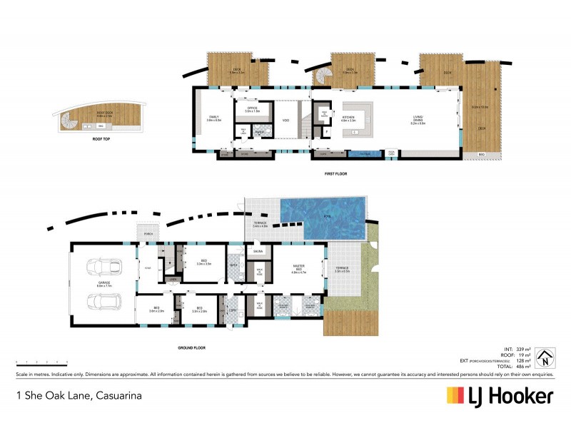 1 She-Oak Lane, Casuarina NSW 2487 Floorplan