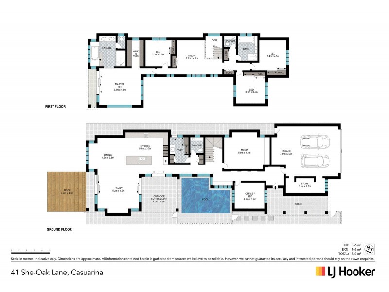 41 She-Oak Lane, Casuarina NSW 2487 Floorplan
