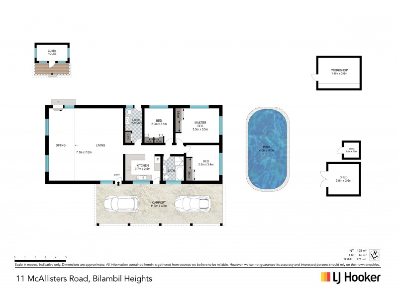 11 McAllister Road, Bilambil Heights NSW 2486 Floorplan