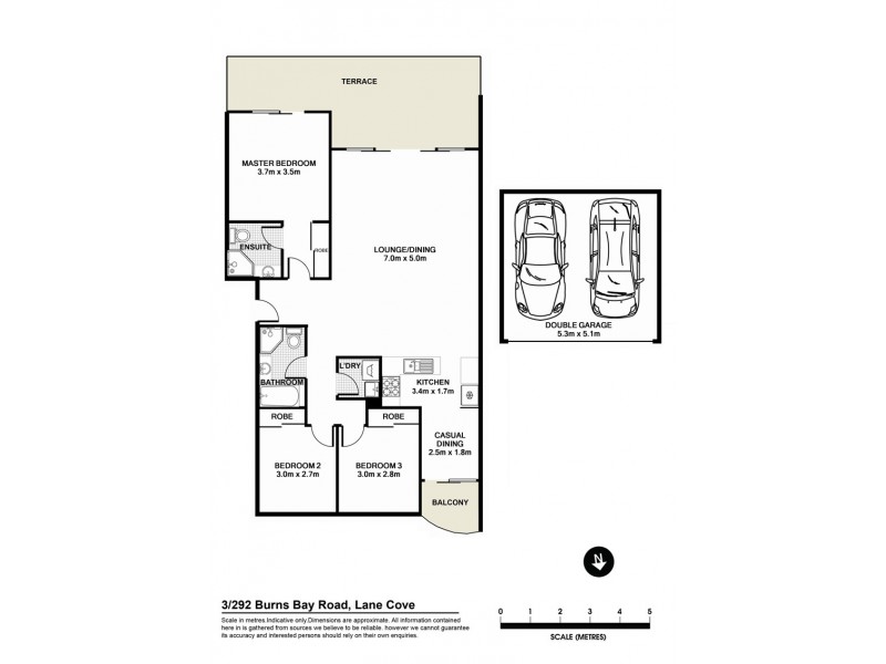 3/292 Burns Bay Road, Lane Cove NSW 2066 Floorplan