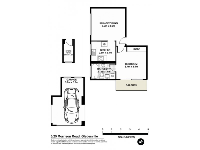 3/25 Morrison Road, Gladesville NSW 2111 Floorplan