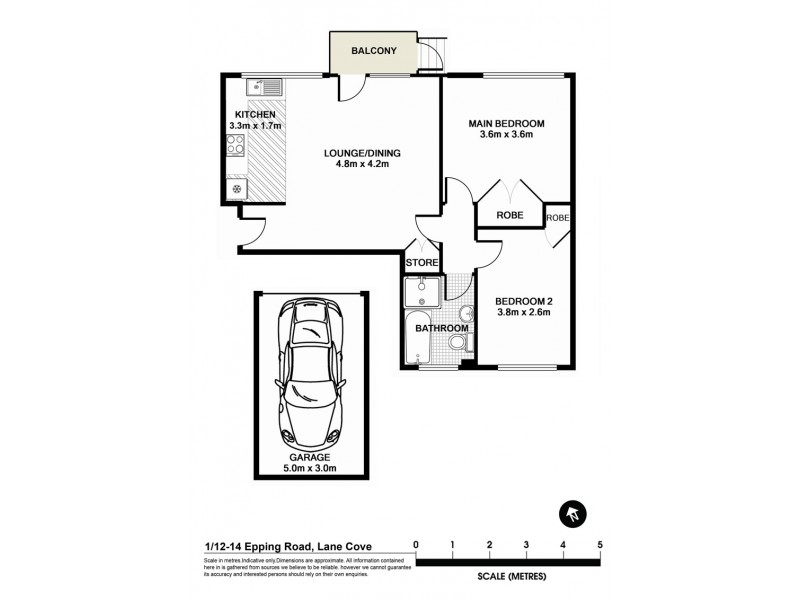 1/12-14 Epping Road, Lane Cove NSW 2066 Floorplan