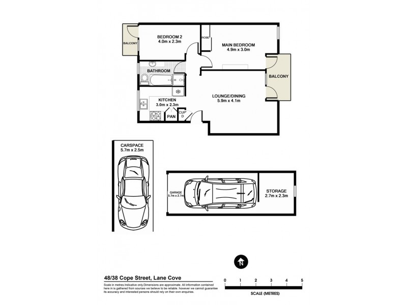 48/38 Cope Street, Lane Cove NSW 2066 Floorplan