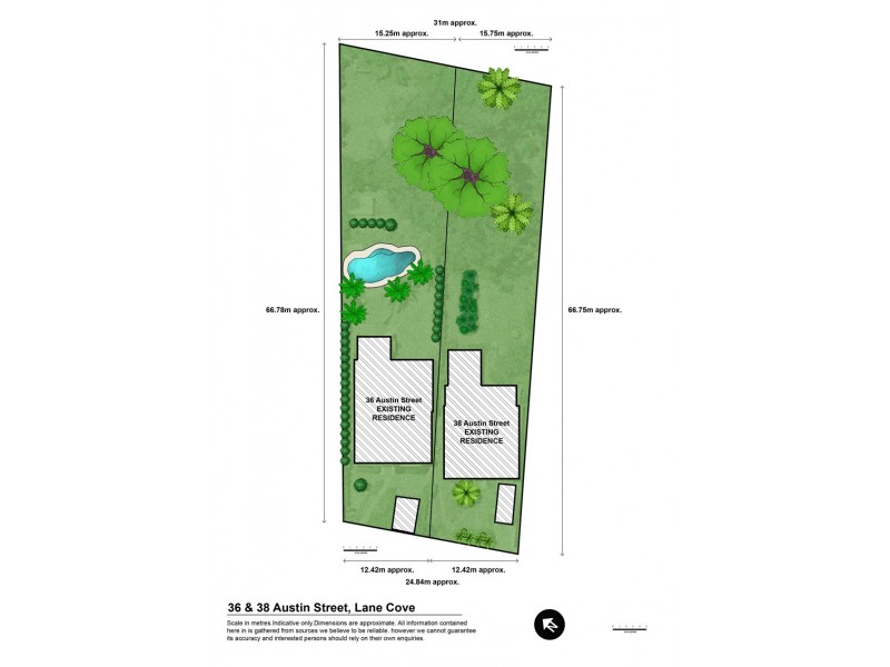 36 & 38 Austin Street, Lane Cove NSW 2066 Floorplan