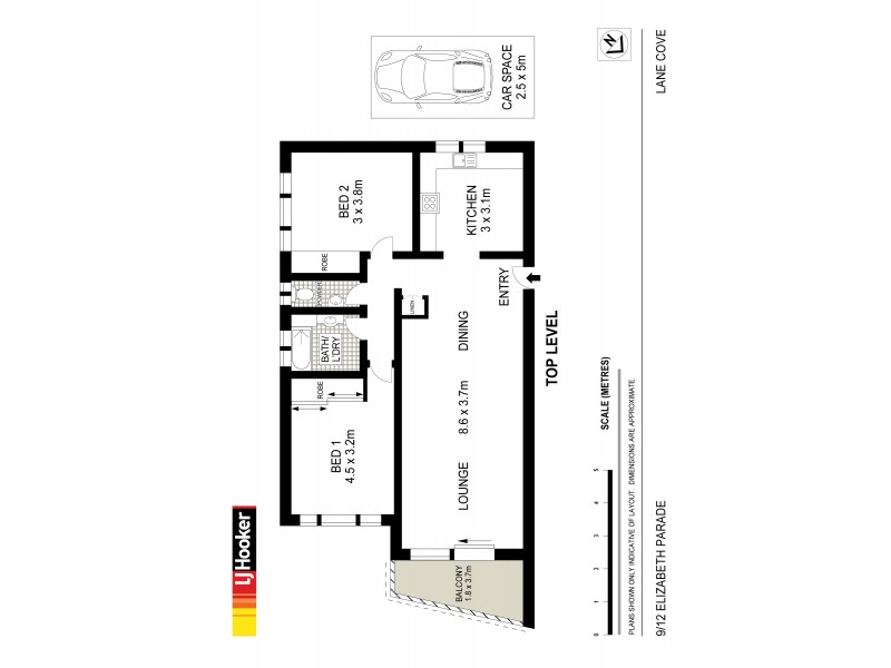 9/12-14 Elizabeth Parade, Lane Cove NSW 2066 Floorplan