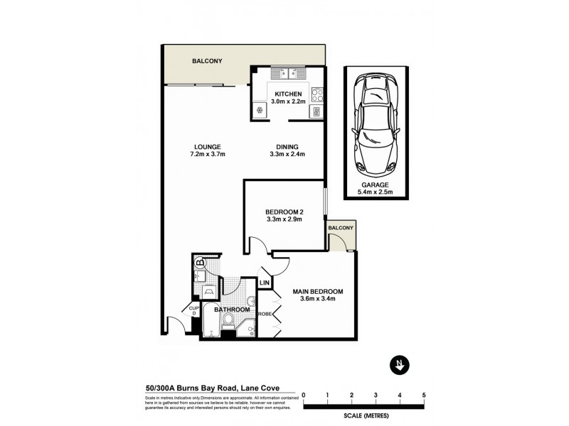 50/300A Burns Bay Road, Lane Cove NSW 2066 Floorplan