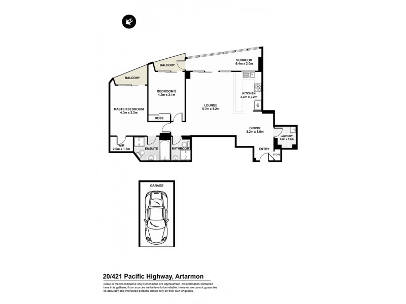 20/421 Pacific Highway, Artarmon NSW 2064 Floorplan