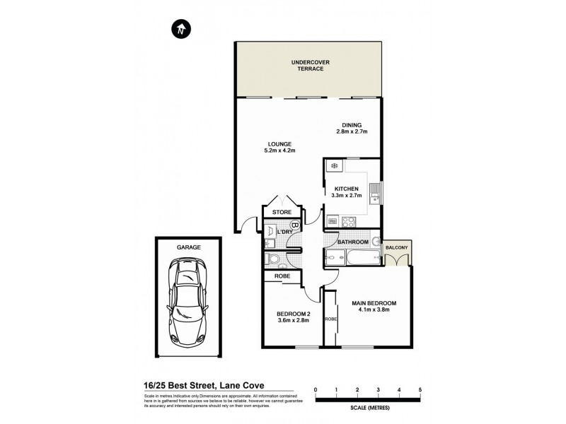 16/25 Best Street, Lane Cove NSW 2066 Floorplan