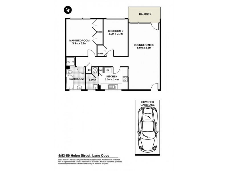 5/53-59 Helen Street, Lane Cove NSW 2066 Floorplan