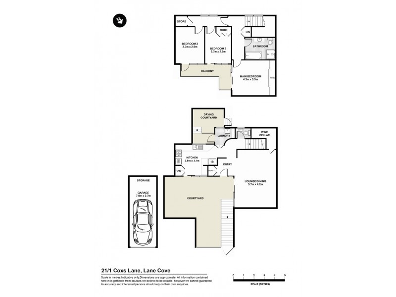 21/1 Coxs Lane, Lane Cove NSW 2066 Floorplan