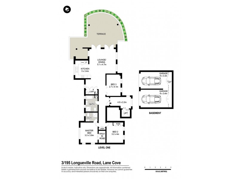 3/195 Longueville Road, Lane Cove NSW 2066 Floorplan