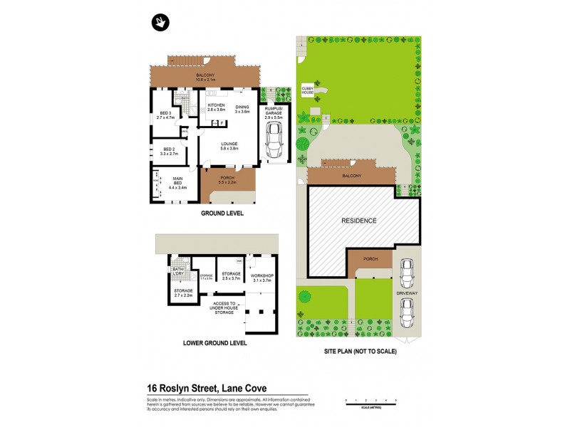 16 Roslyn Street, Lane Cove NSW 2066 Floorplan