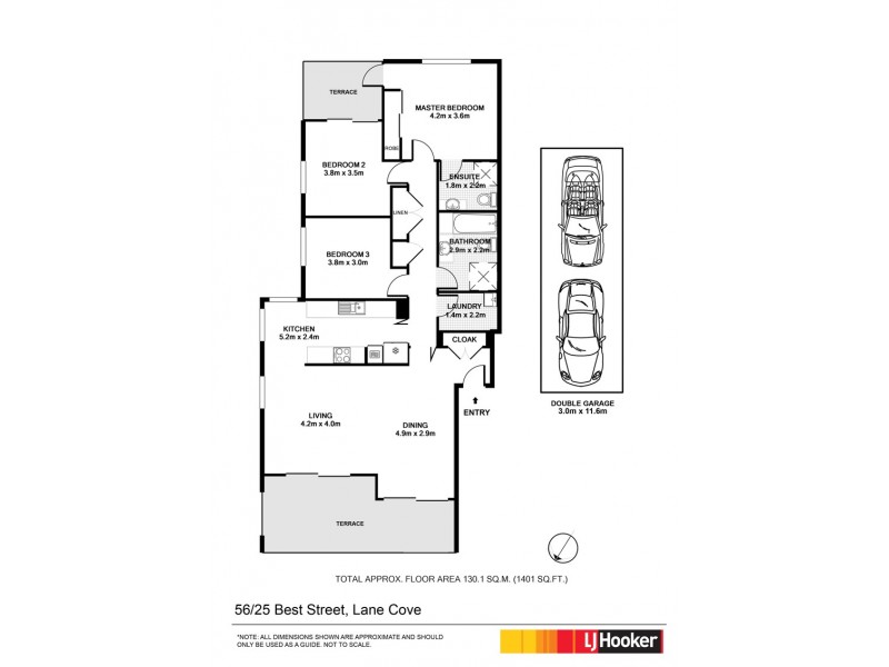 56/25 Best Street, Lane Cove NSW 2066 Floorplan
