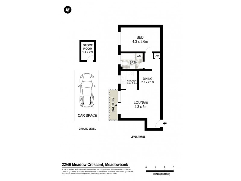 22/46 Meadow Crescent, Meadowbank NSW 2114 Floorplan