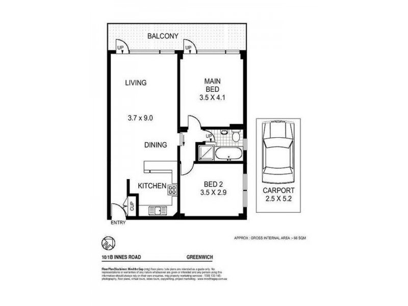 10/1B Innes Road, Greenwich NSW 2065
