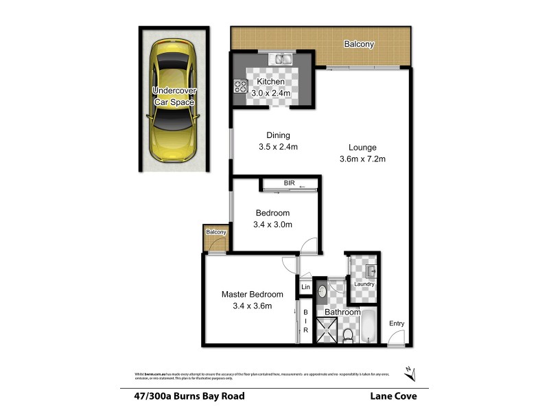 47/300a Burns Bay Road, Lane Cove NSW 2066 Floorplan
