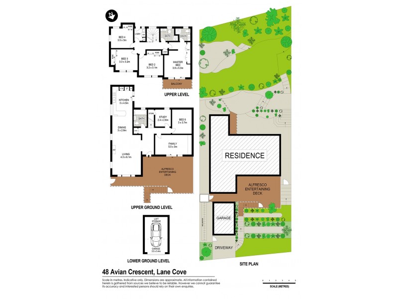 48 Avian Crescent, Lane Cove NSW 2066 Floorplan