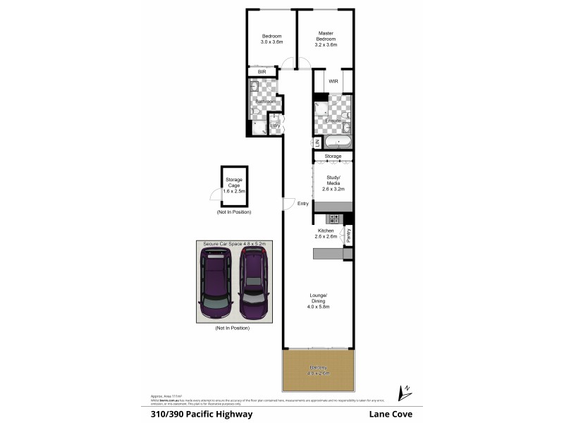 310/390-398 Pacific Highway, Lane Cove NSW 2066 Floorplan