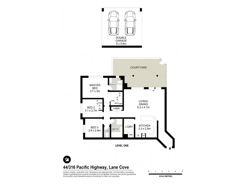 44/316 Pacific Highway, Lane Cove NSW 2066 Floorplan