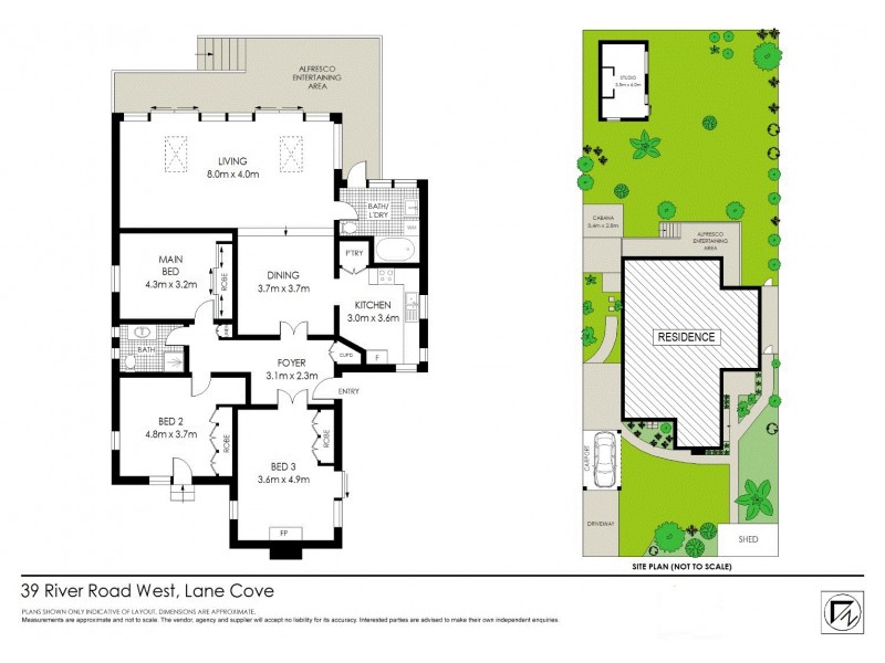 39 River Road West, Lane Cove NSW 2066 Floorplan