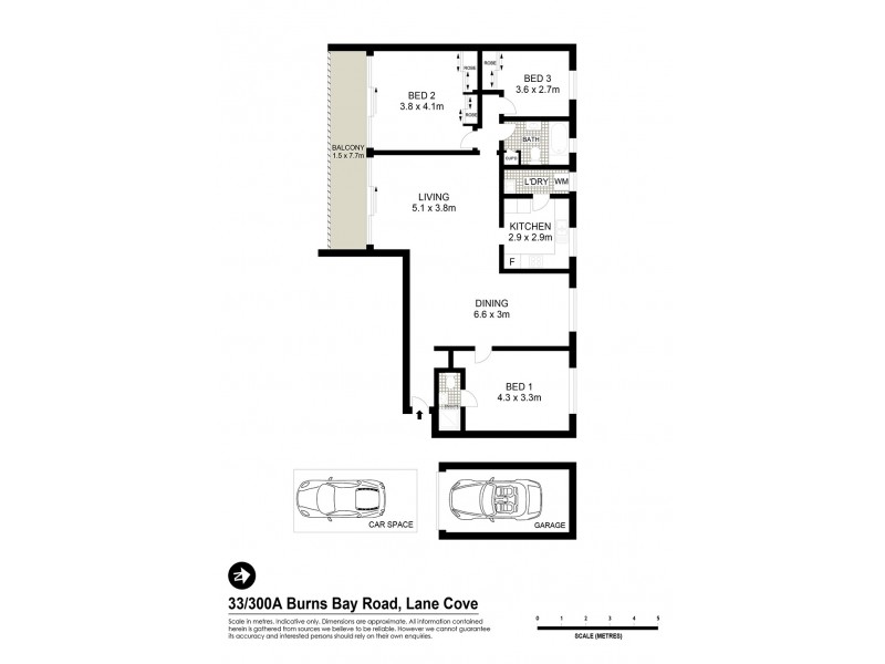 33/300A Burns Bay Road, Lane Cove NSW 2066 Floorplan