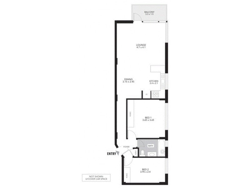 12/266 Pacific Hwy, Greenwich NSW 2065 Floorplan