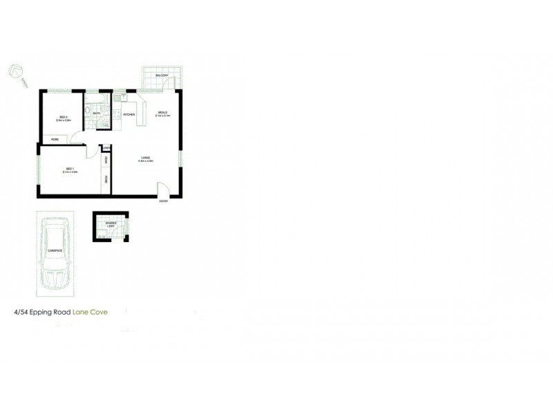 4/54 Epping Road, Lane Cove NSW 2066 Floorplan