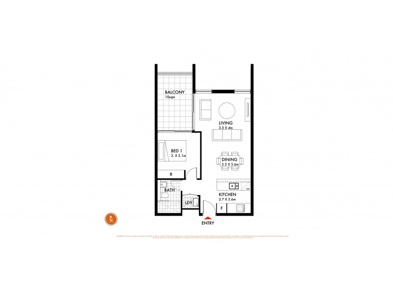 52/536 Mowbray Road, Lane Cove NSW 2066 Floorplan