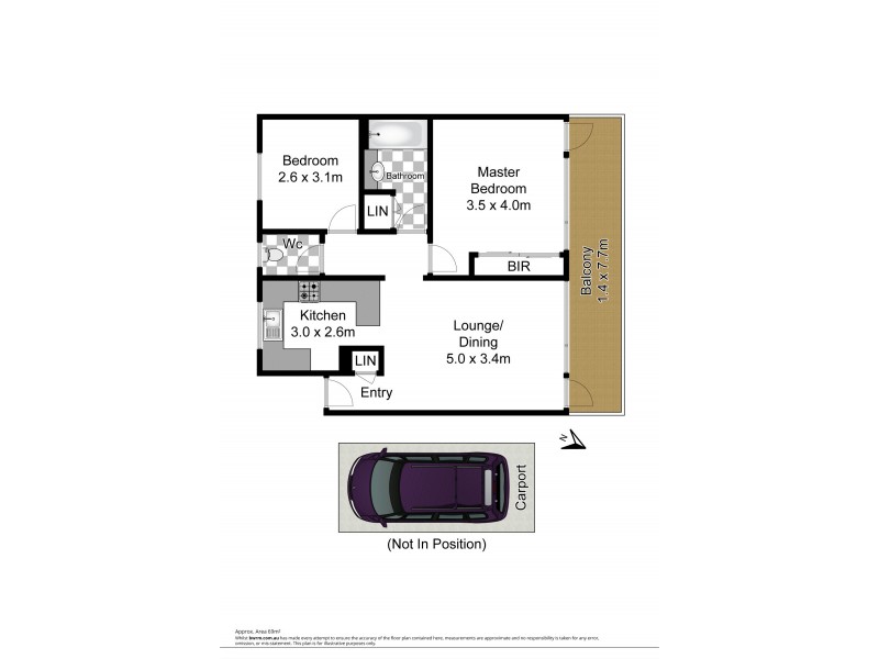 5D/40 Cope Street, Lane Cove NSW 2066 Floorplan