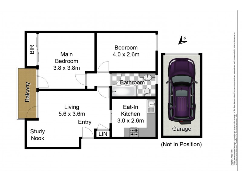 8X/38 Cope Street, Lane Cove NSW 2066 Floorplan