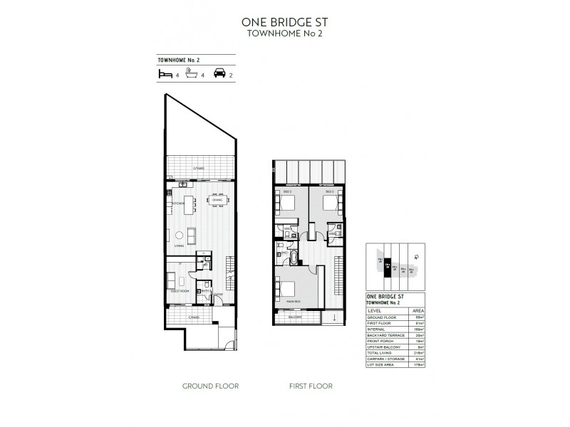 2/1-1B Bridge Street, Lane Cove NSW 2066 Floorplan