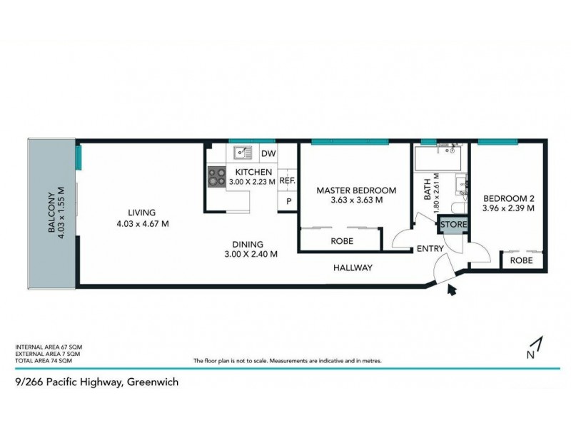 9/266 Pacific hwy, Greenwich NSW 2065