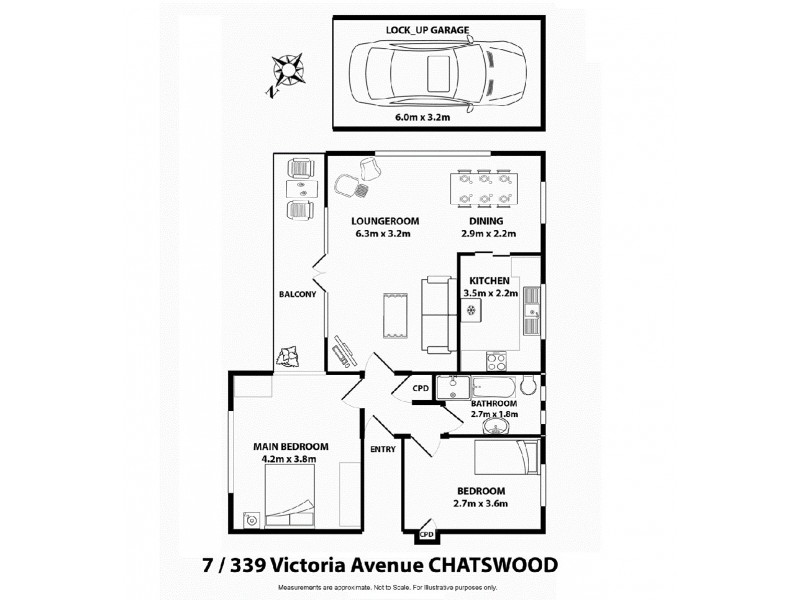 7/339 Victoria Avenue, Chatswood NSW 2067 Floorplan