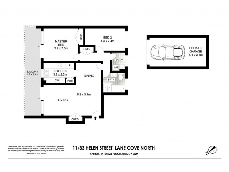 11/83-85 Helen Street, Lane Cove NSW 2066 Floorplan