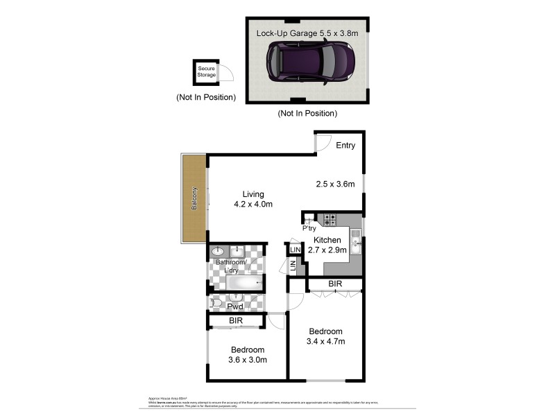 3/38 Centennial Ave, Lane Cove NSW 2066 Floorplan