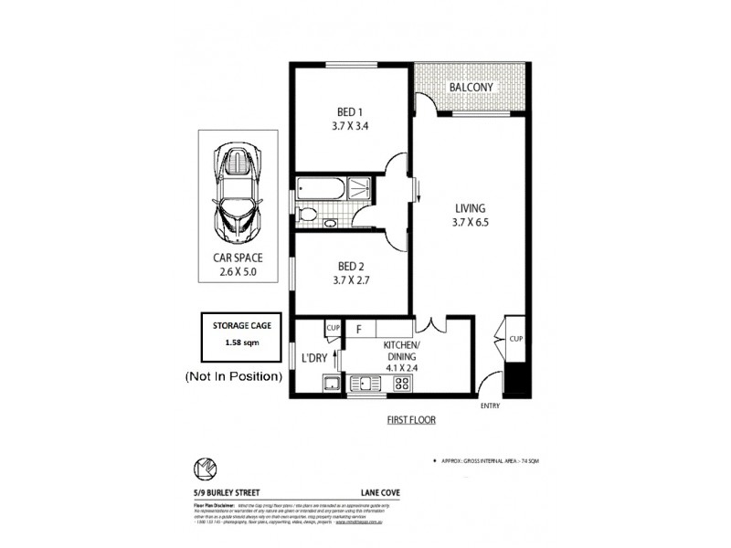 5/9-13 Burley Street, Lane Cove NSW 2066 Floorplan
