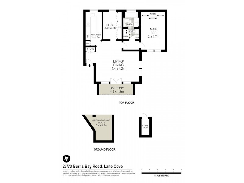 27/73-75 Burns Bay Road, Lane Cove NSW 2066 Floorplan