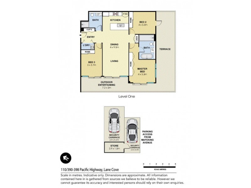 110/390 Pacific Highway, Lane Cove NSW 2066 Floorplan