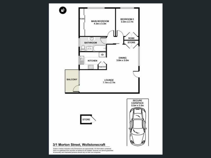 3/1 Morton Street, Wollstonecraft NSW 2065