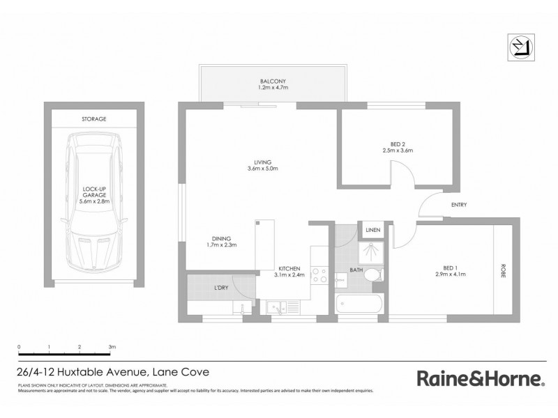 26/4-12 Huxtable Avenue, Lane Cove NSW 2066