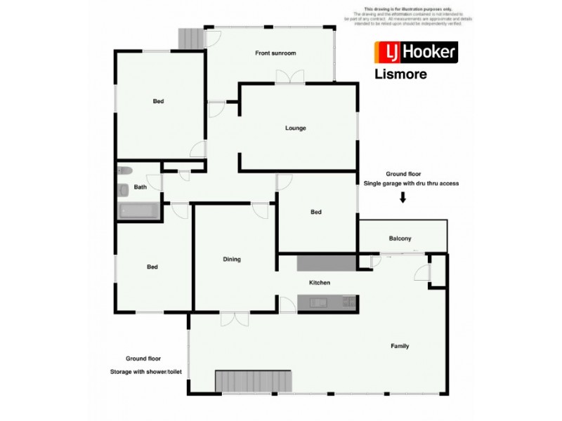 78 Avondale Avenue, East Lismore NSW 2480 Floorplan