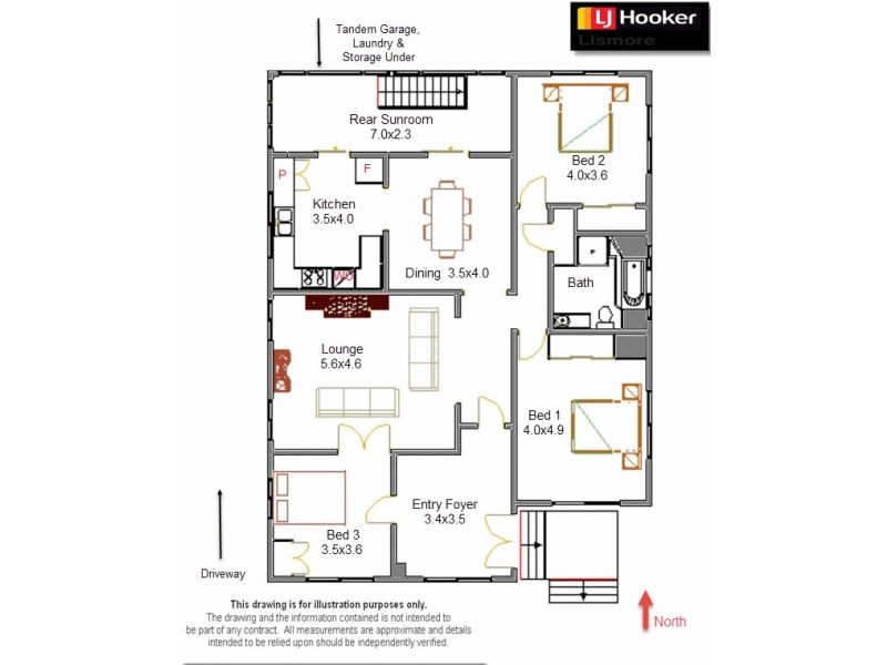 80 Avondale Avenue, East Lismore NSW 2480 Floorplan