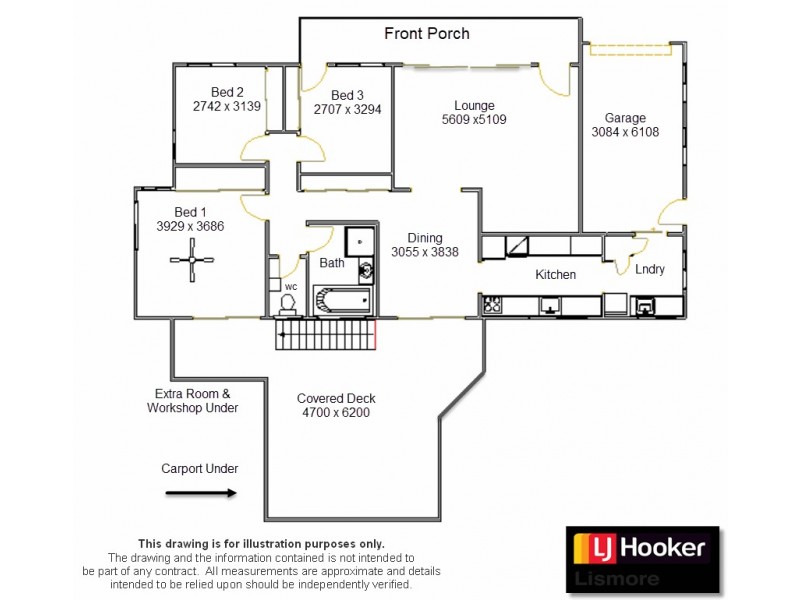 7 Holmesleigh Drive, Goonellabah NSW 2480 Floorplan