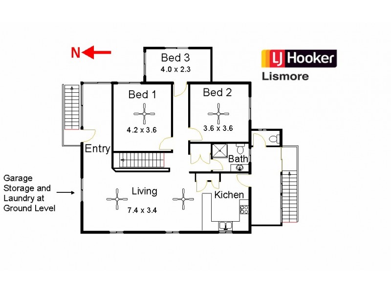 115 Dalley Street, East Lismore NSW 2480 Floorplan